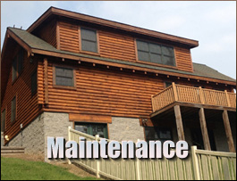  Whitetop, Virginia Log Home Maintenance