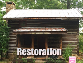 Historic Log Cabin Restoration  Whitetop, Virginia